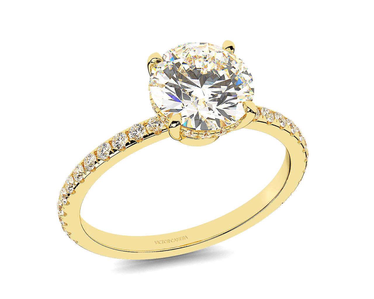 The Alaria Pave Solitaire