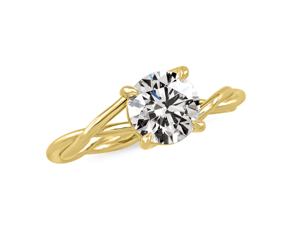Twisted Band Trellis Solitaire