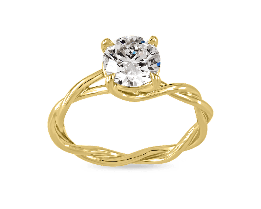 Twisted Band Trellis Solitaire